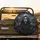 Ancient Sorrowful Stone Face Dark Drapery - Gothic Decor Gift Spare Tire Cover - 2