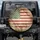 Heavily Weathered American Flag Faded Stars Stripes - Patriotic Heritage Display for Veterans Spare Tire Cover - 1