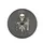 Smoke-Shrouded Upper Torso Skeleton Peace Sign Gesture - Car Decor Gift Spare Tire Cover - 4