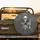 Smoke-Shrouded Upper Torso Skeleton Peace Sign Gesture - Car Decor Gift Spare Tire Cover - 2