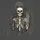 Smoke-Shrouded Upper Torso Skeleton Peace Sign Gesture - Car Decor Gift Spare Tire Cover - 6
