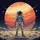 Classic Astronaut Moon Surface Nostalgia - Space Lover Gift for Sci-Fi Fans Spare Tire Cover - 6