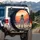Classic Astronaut Moon Surface Nostalgia - Space Lover Gift for Sci-Fi Fans Spare Tire Cover - 3