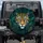 Majestic Jungle Cat Yellow Eyes White Whiskers Tropical Foliage - Wildlife Lover Gift Spare Tire Cover - 1