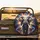 African Elephant Tusks Cosmic Energy Burst - Wildlife Lover Gift Spare Tire Cover - 2