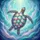 Iridescent Sea Turtle Underwater Scene - Ocean Decor Gift for Wildlife Lovers Spare Tire Cover - 6