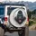 Silverback Gorilla Roaring Shattered Brick - Wildlife Lover Gift for Men Spare Tire Cover - 3