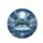 Blue Dolphin Ocean Tropical Island House Full Moon Stars - Coastal Car Decor Gift Spare Tire Cover - 4