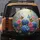 Monarch Butterfly Electric Blue Hydrangea Pink Gerbera Garden - Outdoor Living Gift Spare Tire Cover - 5
