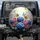 Monarch Butterfly Electric Blue Hydrangea Pink Gerbera Garden - Outdoor Living Gift Spare Tire Cover - 1