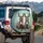 Brown Grey Donkeys Portrait with Expressive Eyes - Farmhouse Decor Gift Spare Tire Cover - 3