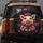 Pig Rose Baseball Cap Heart Floral Midnight Black Background - Love Gift for Animal Lover Spare Tire Cover - 5