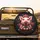 Pig Rose Baseball Cap Heart Floral Midnight Black Background - Love Gift for Animal Lover Spare Tire Cover - 2