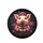 Pig Rose Baseball Cap Heart Floral Midnight Black Background - Love Gift for Animal Lover Spare Tire Cover - 4