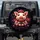Pig Rose Baseball Cap Heart Floral Midnight Black Background - Love Gift for Animal Lover Spare Tire Cover - 1