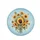 Lush Sunflower Bouquet Golden Wisps Sky Blue Field - Auto Decor Gift for Drivers Spare Tire Cover - 4