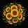 Full Bloom Sunflower Field Green Foliage Botanical Texture Background Nature Lover Gift Spare Tire Cover - 6