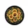Full Bloom Sunflower Field Green Foliage Botanical Texture Background Nature Lover Gift Spare Tire Cover - 4