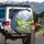 Wild Ibex River Alpine Mountains - Wildlife Lover Outdoor Adventure Gift Spare Tire Cover - 3