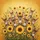 Donkeys Sunflowers Botanical Wild Grasses Farmhouse Car Decor Animal Lover Gift Spare Tire Cover - 6