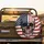 Distressed American Flag Skull - Independence Day Gift for Veterans Spare Tire Cover - 2