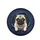Fawn Pug Dog Peeking Torn Indigo Denim Void - Everyday Pet Lover Gift for Dog Owners Spare Tire Cover - 4