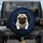 Fawn Pug Dog Peeking Torn Indigo Denim Void - Everyday Pet Lover Gift for Dog Owners Spare Tire Cover - 1