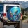 Rainbow Octopus Coral Reef Ocean - Ocean Lover Travel Gift Spare Tire Cover - 3