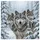 Majestic Three Grey Wolves Snowy Forest Blizzard - Wildlife Lover Gift Spare Tire Cover - 6