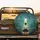 Classic Muscle Car UFO Wet Road - Sci-Fi Fan Gift Spare Tire Cover - 2