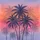 Tropical Palm Trees Sunset Sky - Travel Essentials Gift Spare Tire Cover - 6