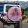 Tropical Palm Trees Sunset Sky - Travel Essentials Gift Spare Tire Cover - 3