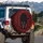 Aggressive Black Cat Halloween - Halloween Celebration Gift for Cat Lover Spare Tire Cover - 3