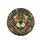 Yellow Eyes Teal Nose Orange Whiskers Cat Face - Cat Lover Car Accessory Gift Spare Tire Cover - 4