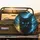 Black Cat Glowing Blue Eyes Lightning Bolts Storm Sky - Wildlife Lover Gift Spare Tire Cover - 2