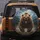 Powerful Charging Grizzly Bear Mountain Landscape - Wildlife Lover Outdoor Adventure Gift Spare Tire Cover - 5