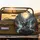 Majestic Gray Wolves Rugged Cliffs Pine Forest Golden Moon Waterfalls - Wildlife Lover Gift Spare Tire Cover - 2
