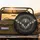 Wide-Winged Bat Gnarled Branch Pentagram - Nature Lover Gift Spare Tire Cover - 2
