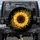 Magnificent Realistic Sunflower Golden Butterflies Black Background - Nature Lover Gift Spare Tire Cover - 1