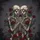Skeletons Embracing Roses Vines - Dark Romance Vehicle Decor Spare Tire Cover - 6