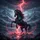 Black Horse Lightning Mountain Storm - Outdoor Adventure Gift Spare Tire Cover - 6