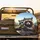 Raccoons Wearing Sunglasses Gripping Steering Wheel - Wildlife Road Trip Accessory Spare Tire Cover - 2