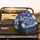 Flame Cypress Tree Village Skyline Glowing Stars Luminous Swirling Sky - Travel Essentials Spare Tire Cover - 2