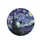 Flame Cypress Tree Village Skyline Glowing Stars Luminous Swirling Sky - Travel Essentials Spare Tire Cover - 4