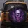 Surreal Face Purple Glasses Glowing Tendrils - Unique Auto Decor Gift Spare Tire Cover - 5