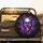 Surreal Face Purple Glasses Glowing Tendrils - Unique Auto Decor Gift Spare Tire Cover - 2
