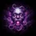 Surreal Face Purple Glasses Glowing Tendrils - Unique Auto Decor Gift Spare Tire Cover - 6