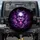 Surreal Face Purple Glasses Glowing Tendrils - Unique Auto Decor Gift Spare Tire Cover - 1