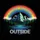 I LOVE PEEING OUTSIDE Mountain Lake Evergreen Forest Rainbow - Outdoor Lover Camping Gift Spare Tire Cover - 6