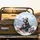 Fluffy Black Bear Fox Kits Snow-Capped Mountain Pine Winter Landscape - Wildlife Lover Gift Spare Tire Cover - 2